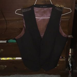 Men's Black Waist Coat